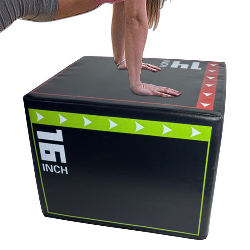 Box Jump Plyo - Plyometric Jump Box Shockproof Non-Slip Step
