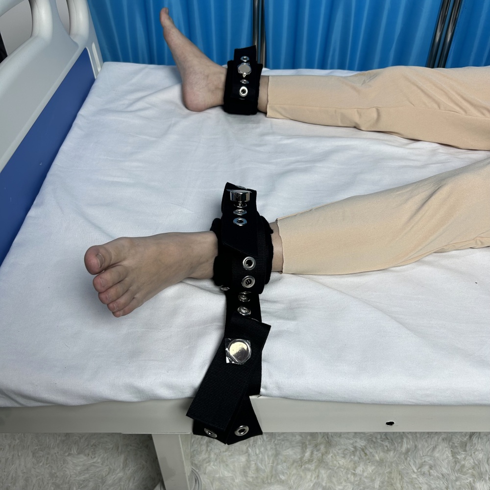 Ankle Mobility Band - Adjustable Soft Ankle Restraint Comfortable Patient