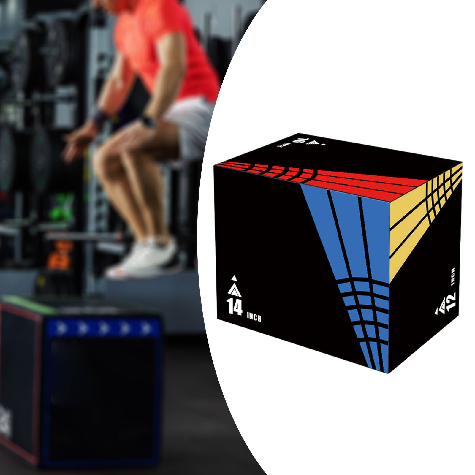 3-in-1Jump Box Plyometric Box  - Box Jump Plyo ulasan dan harga