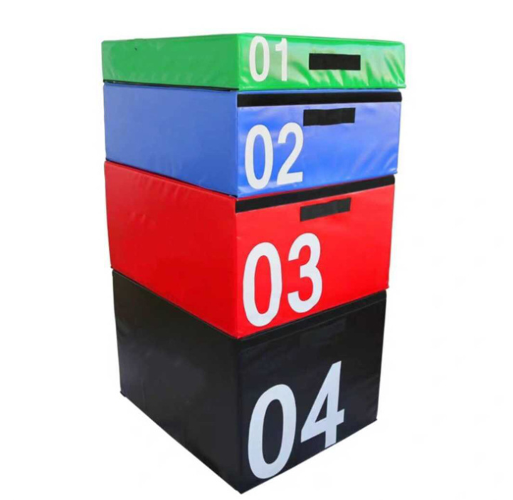 Gym Used PU Leather Jump Box S - Box Jump Plyo ulasan dan harga