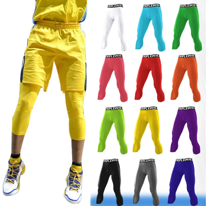 Men GYM Capri Running Tights P - Crossfit Training ulasan dan harga