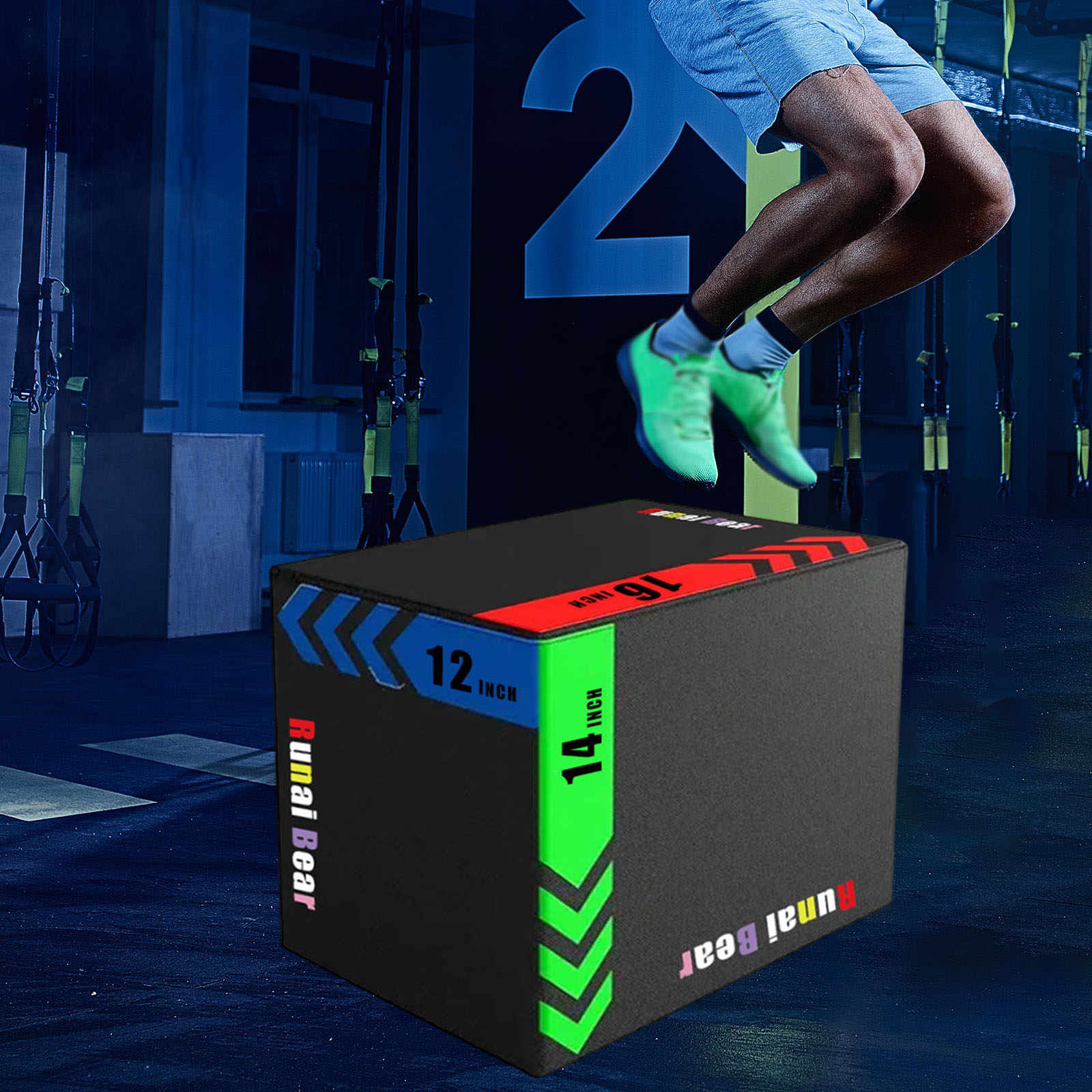 Plyo Jumping Exercise Box Port - Box Jump Plyo ulasan dan harga