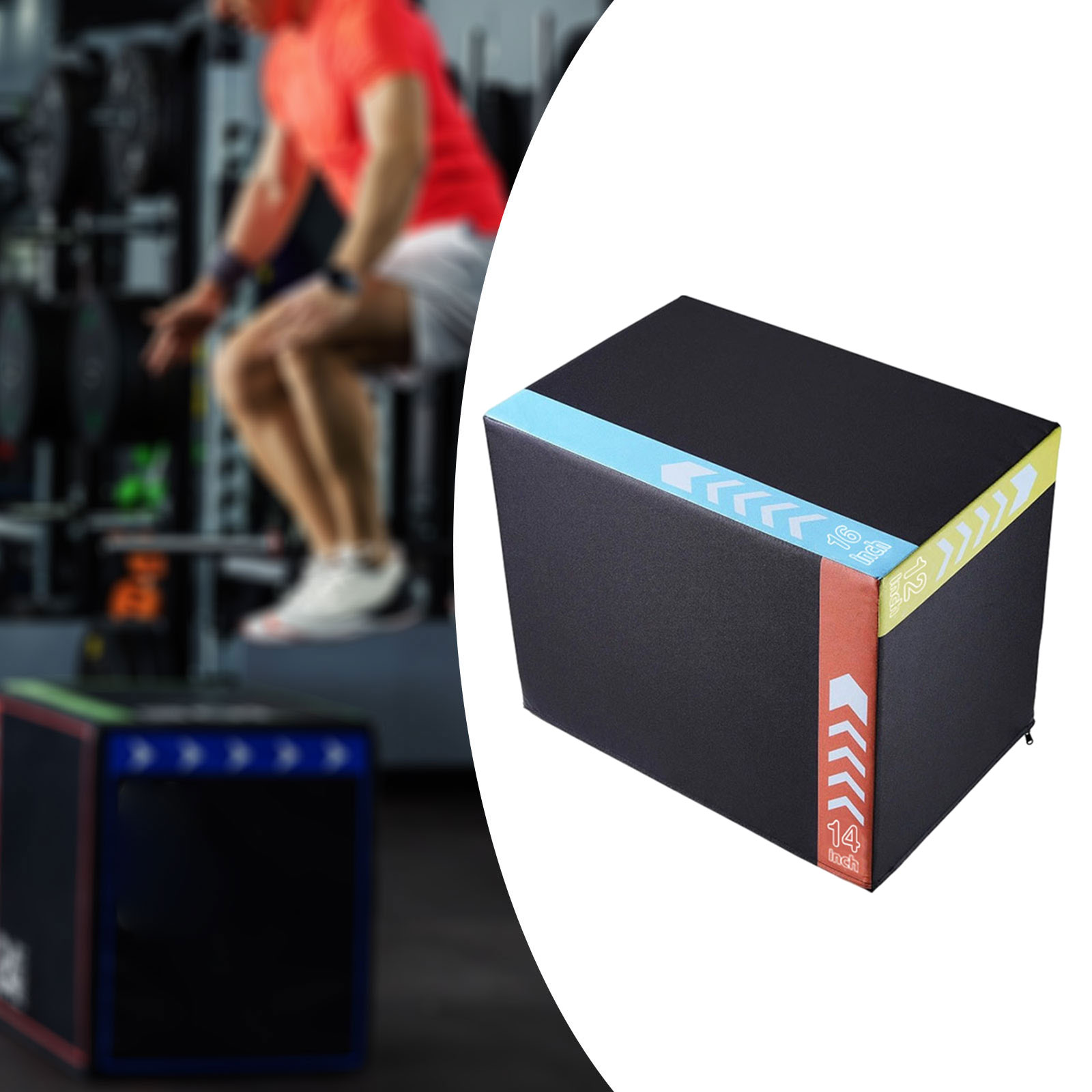 Plyo Jumping Exercise Box Port - Box Jump Plyo ulasan dan harga