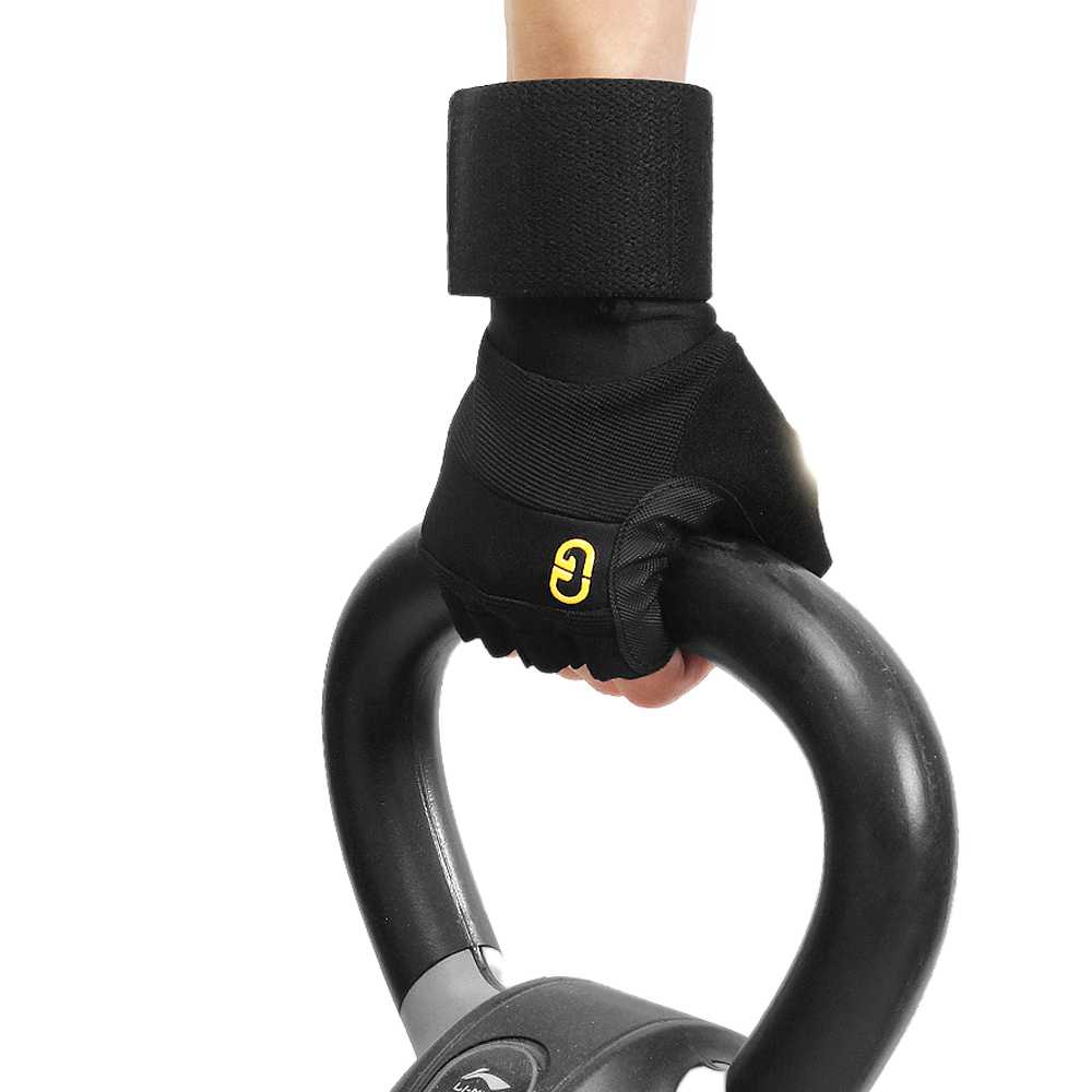 1Pair Workout Gloves with Wris - Crossfit Gym Gear ulasan dan harga